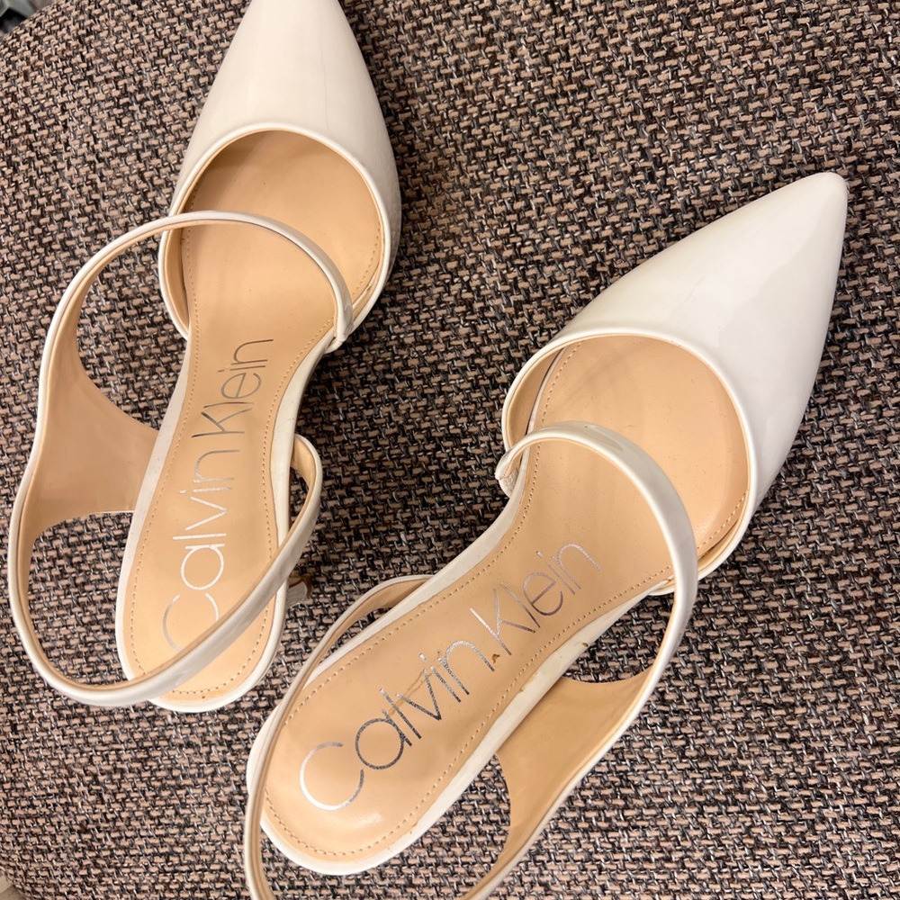 Calvin Klein Elegant Cream Heels
